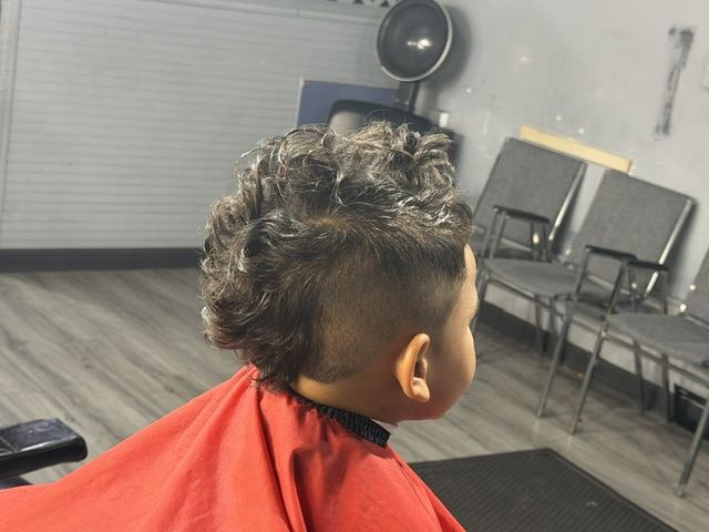 Kids curly mohawk