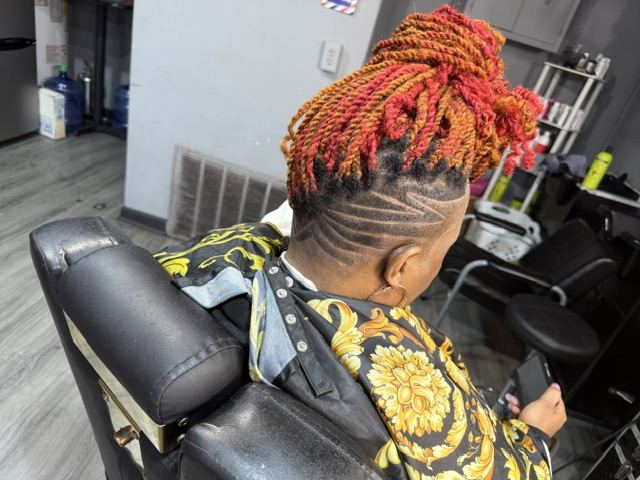 Nape stripes design